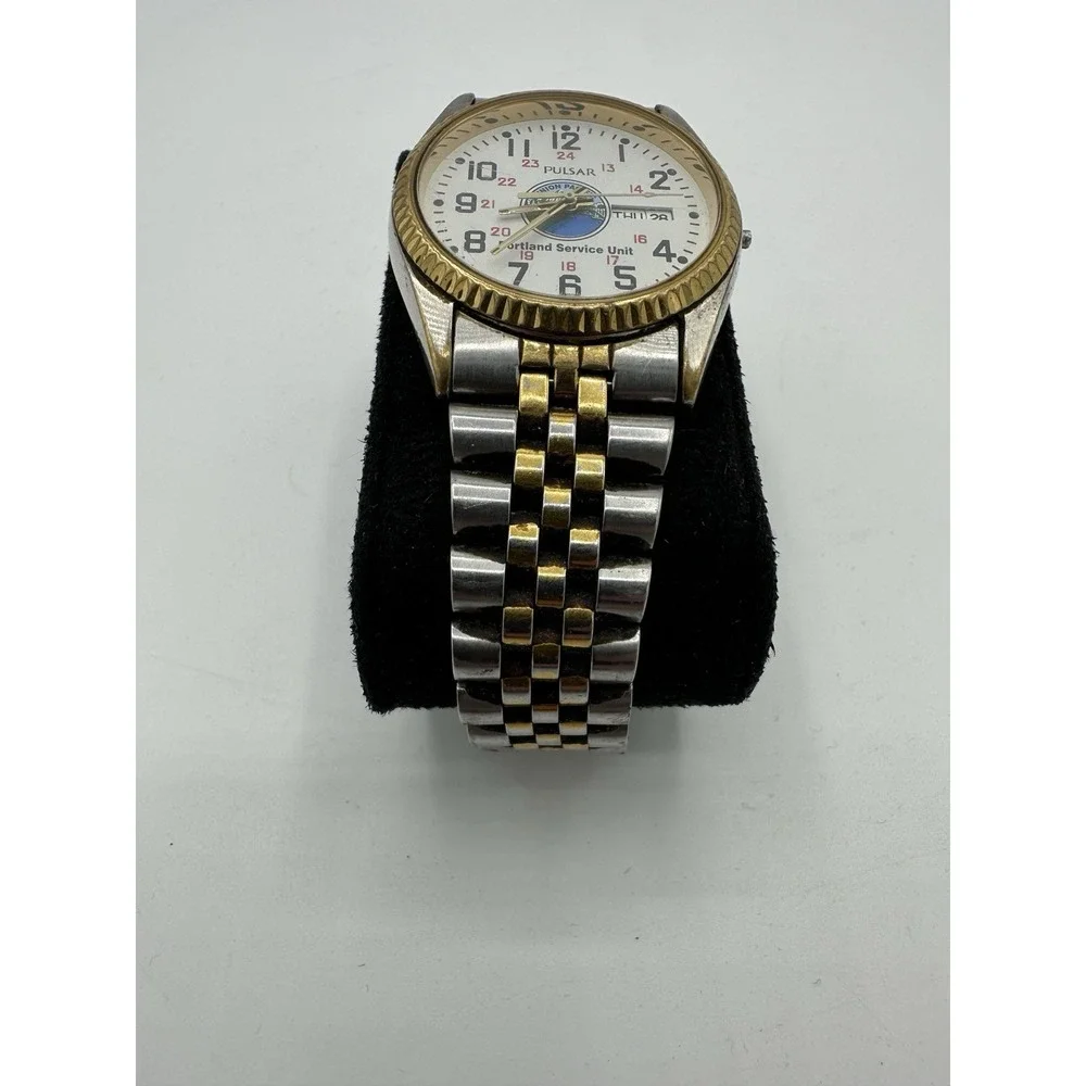Vintage Pulsar Union Pacific Portland Service Unit Watch V733-X066 Quartz